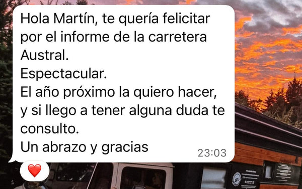 Testimonio sobre la Guía Carretera Austral